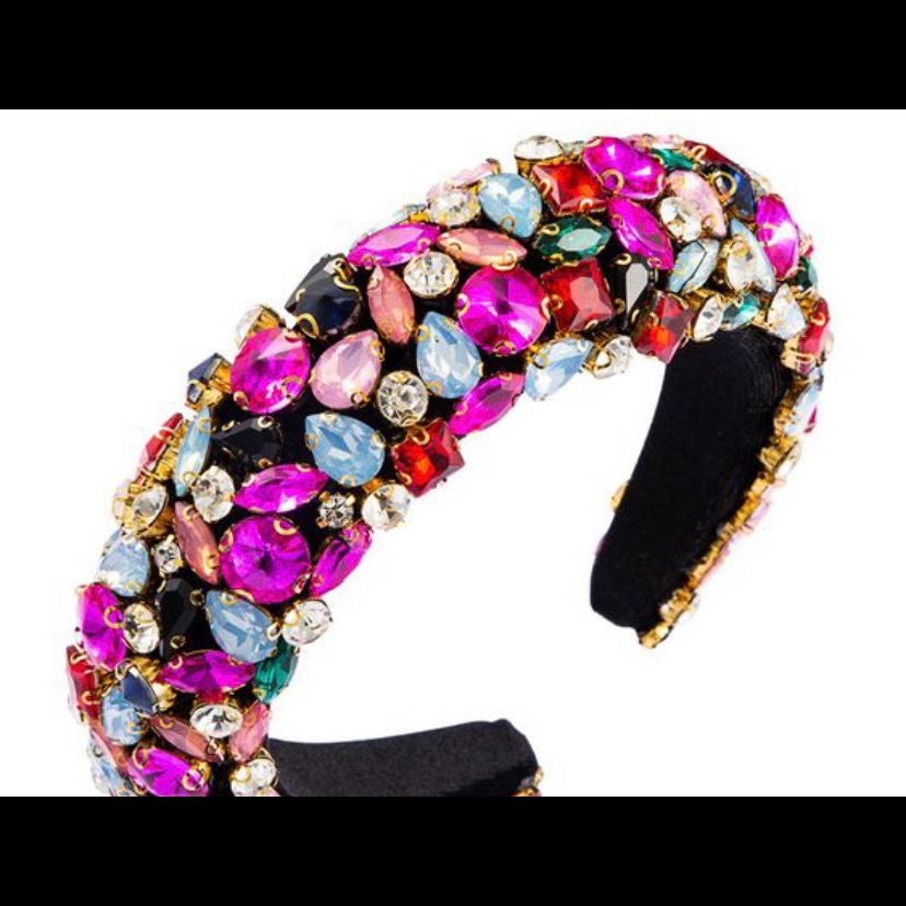 - Bossed Up Blinged Out Rhinestone Headband Tis The Season To Be Merry